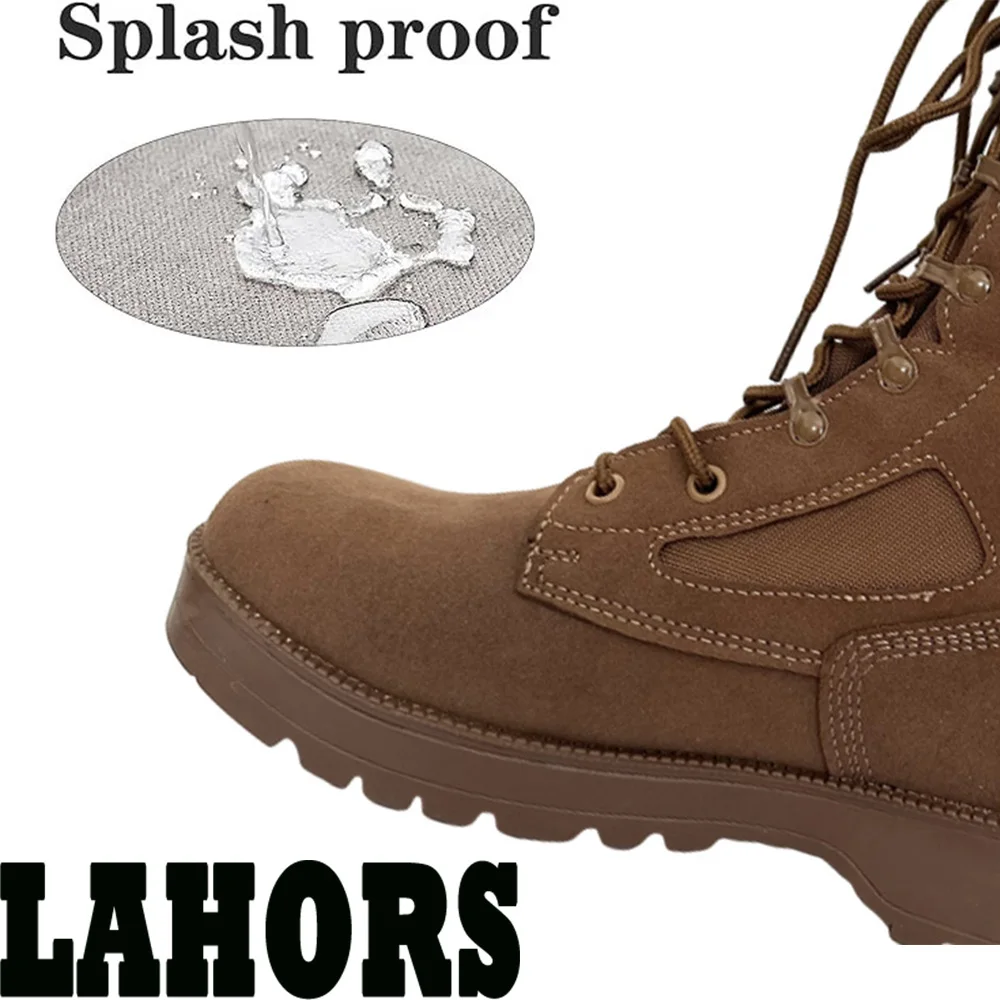 Lahors Marke Mann Kampf taktische Stiefel wasserdichte Outdoor-Wanderschuhe Wüste Armee Stiefel atmungsaktive männliche Stiefeletten