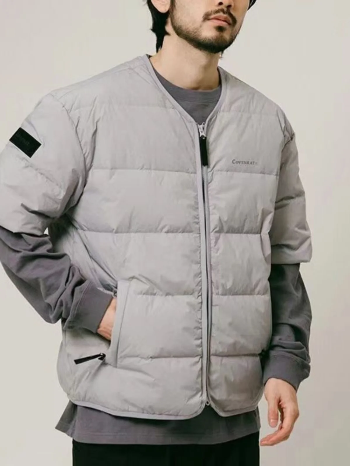 

Осень-зима, новинка, корейская версия, повседневный хлопковый жилет f Sve Cotton Jaet ex, свободный теплый хлопковый жилет, молодежный модный жилет для отдыха