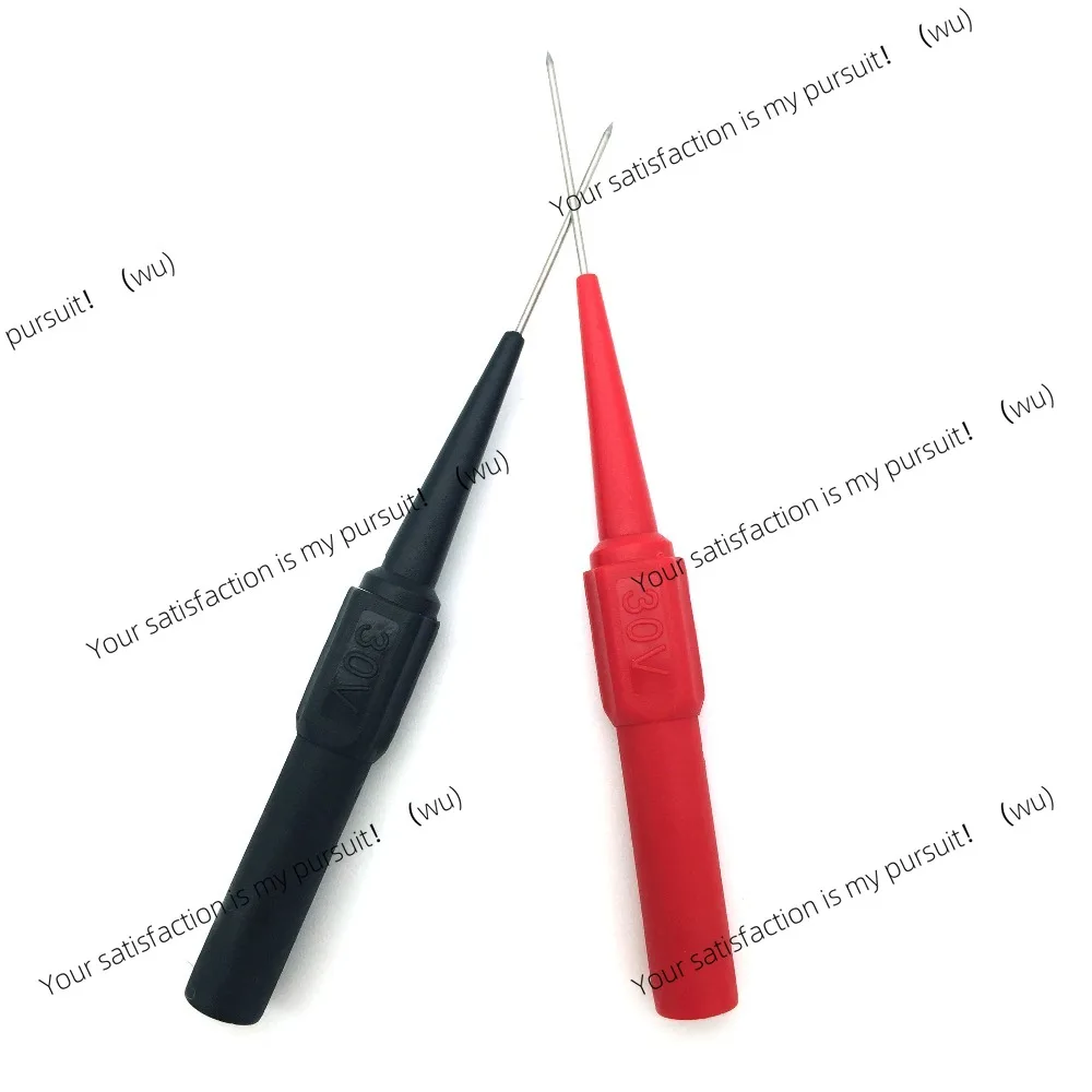 2Pcs Test Probe Stainless Steel Needle Tester Lead Probe Tip for Multimeter Tool Kit