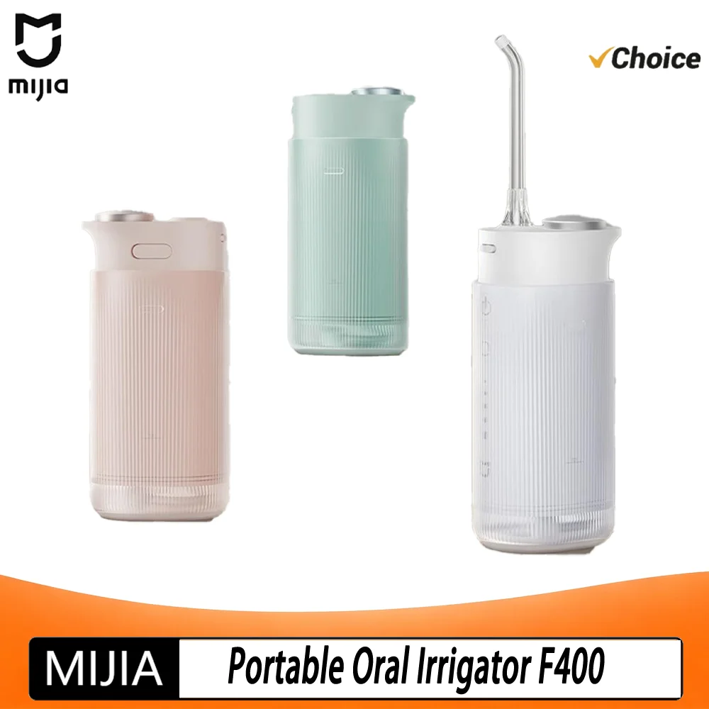 2026-originale-nuovo-mijia-irrigatore-orale-elettrico-f400-idropulsore-portatile-per-sbiancamento-denti-e-rimozione-placca-dentale-200ml-cn