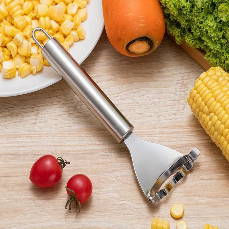 Stainless Steel Corn Stripper Corns Threshing Corn Thresher Stripper Peeler Corn Kerneler Peeler Fruit Vegetable Kitchen Gadgets