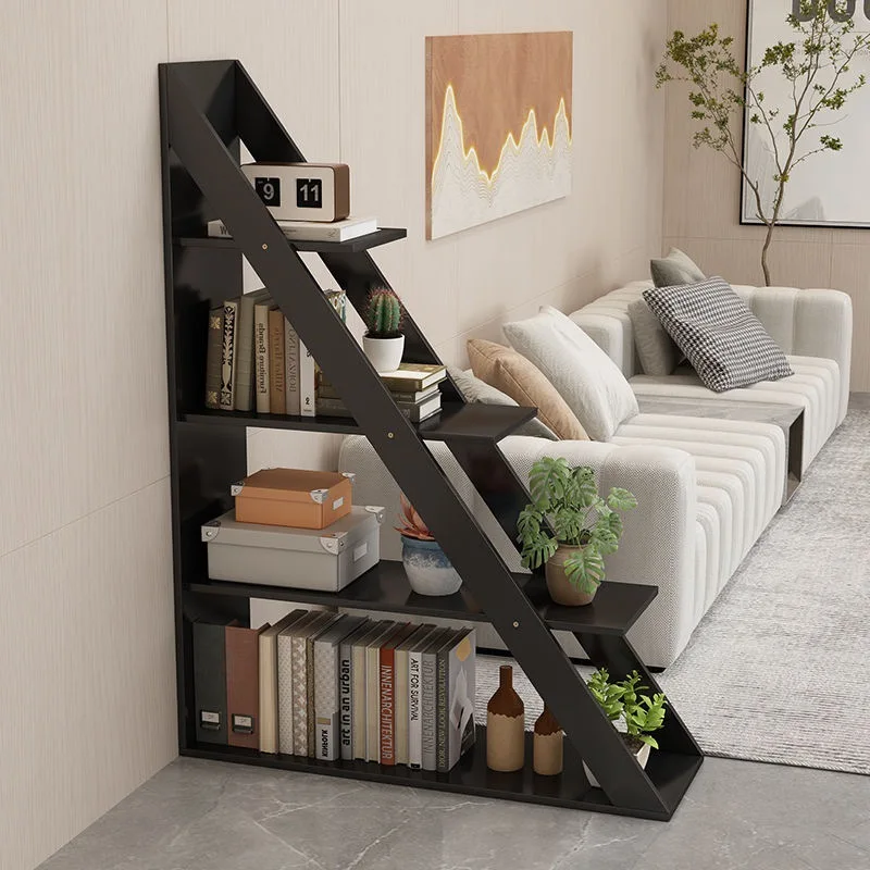 

Simple modern living room shelf Floor-to-ceiling bookshelf Bookcase display shelf Partition decorative screen Multi-layer multi-