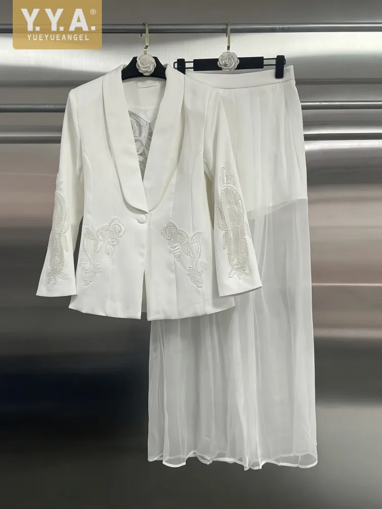 

Women New Suit Coat V Neck Long Sleeves Solid Color Loose Fit Outfits Fashion Two Piece Sets Lightweight Breathable Matching Set