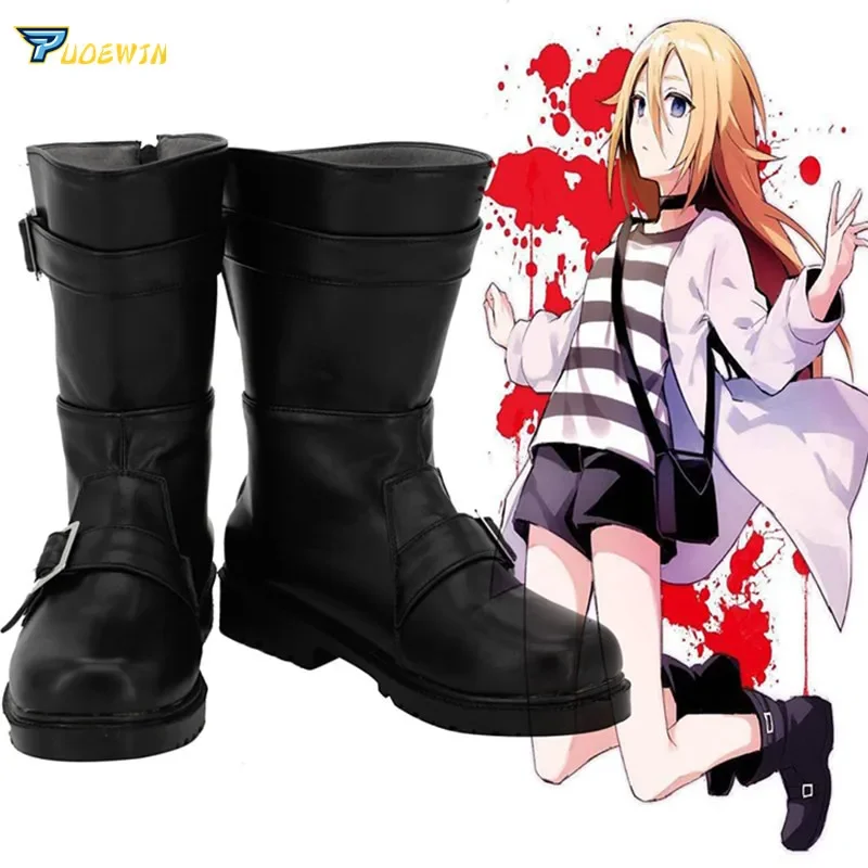 Angels of Death Ray Rachel Gardner Cosplay Shoes Satsuriku no Tenshi Cosplay Boots Custom Made