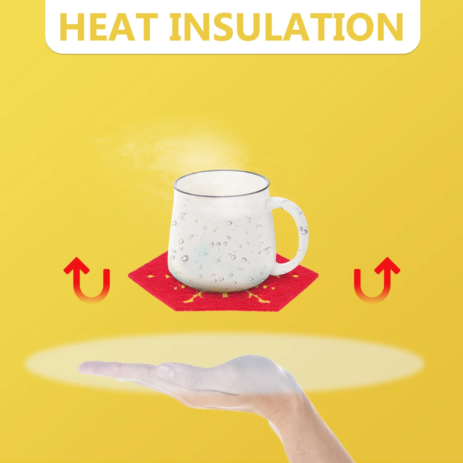 

4pcs Snowflake Placemats Christmas Table Decor Heat-Resistant Anti-Slip Coasters For Home Party Xmas Dinner Decoration Supplies