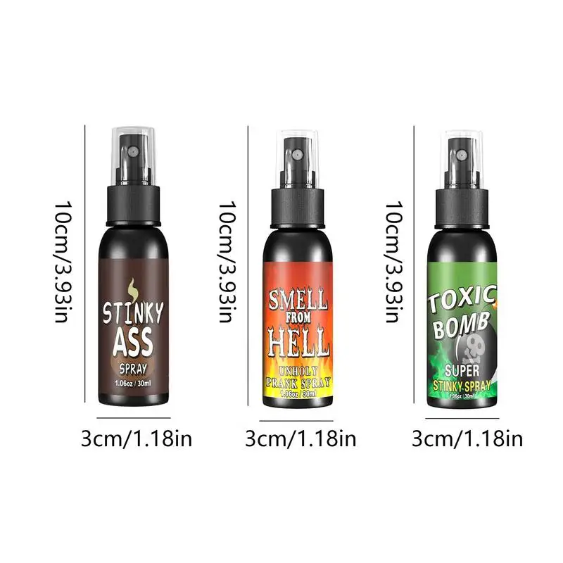 30ml Poop Spray Creative Liquid Fart Gag Prank Joke Spray Funny Toy Non-Toxic Stink Bombs Extra Strong Smelly Stinky Gas Spray