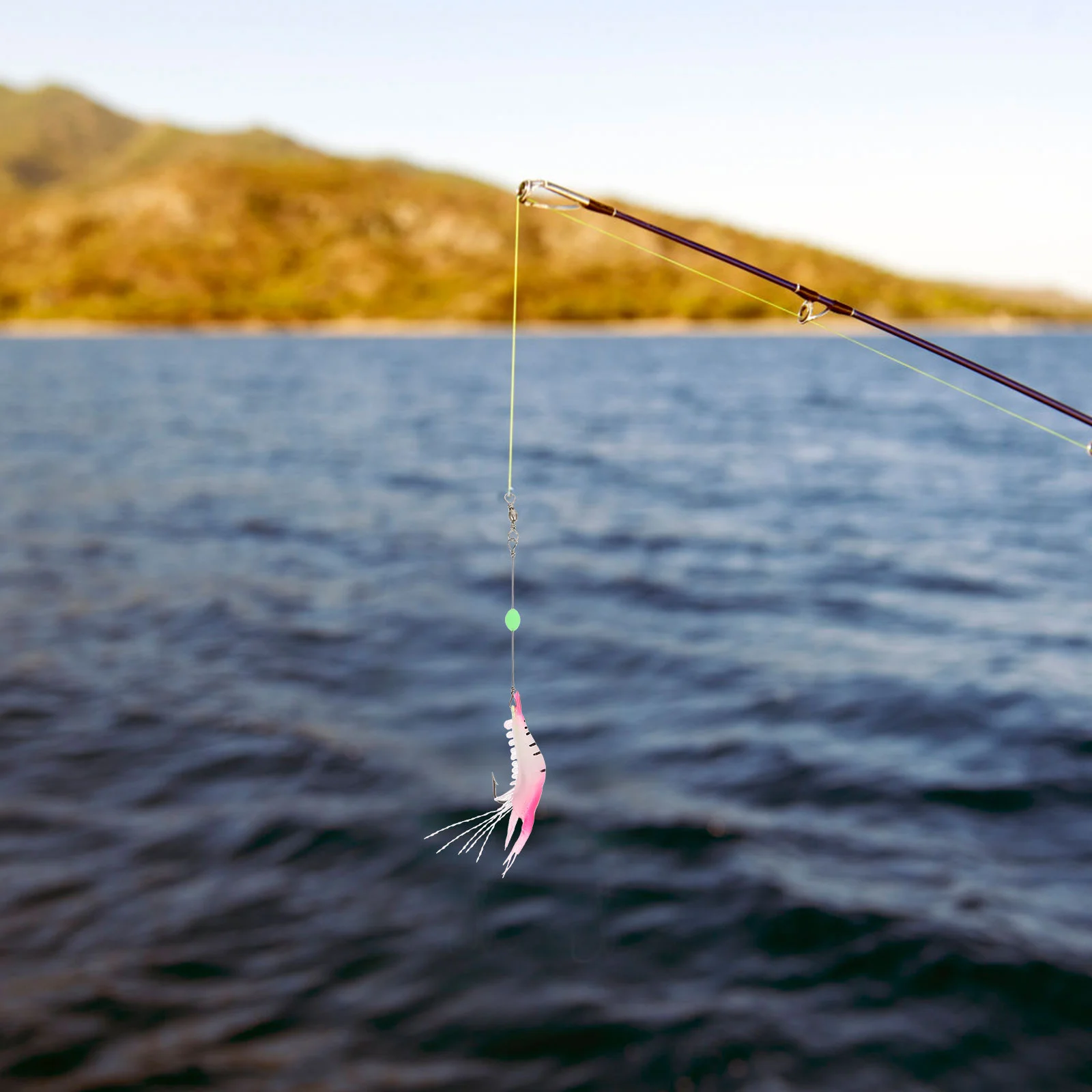 

5 шт. мягкие приманки бионические рыболовные приманки силиконовые инструменты для креветок силикагель поддельные приманки