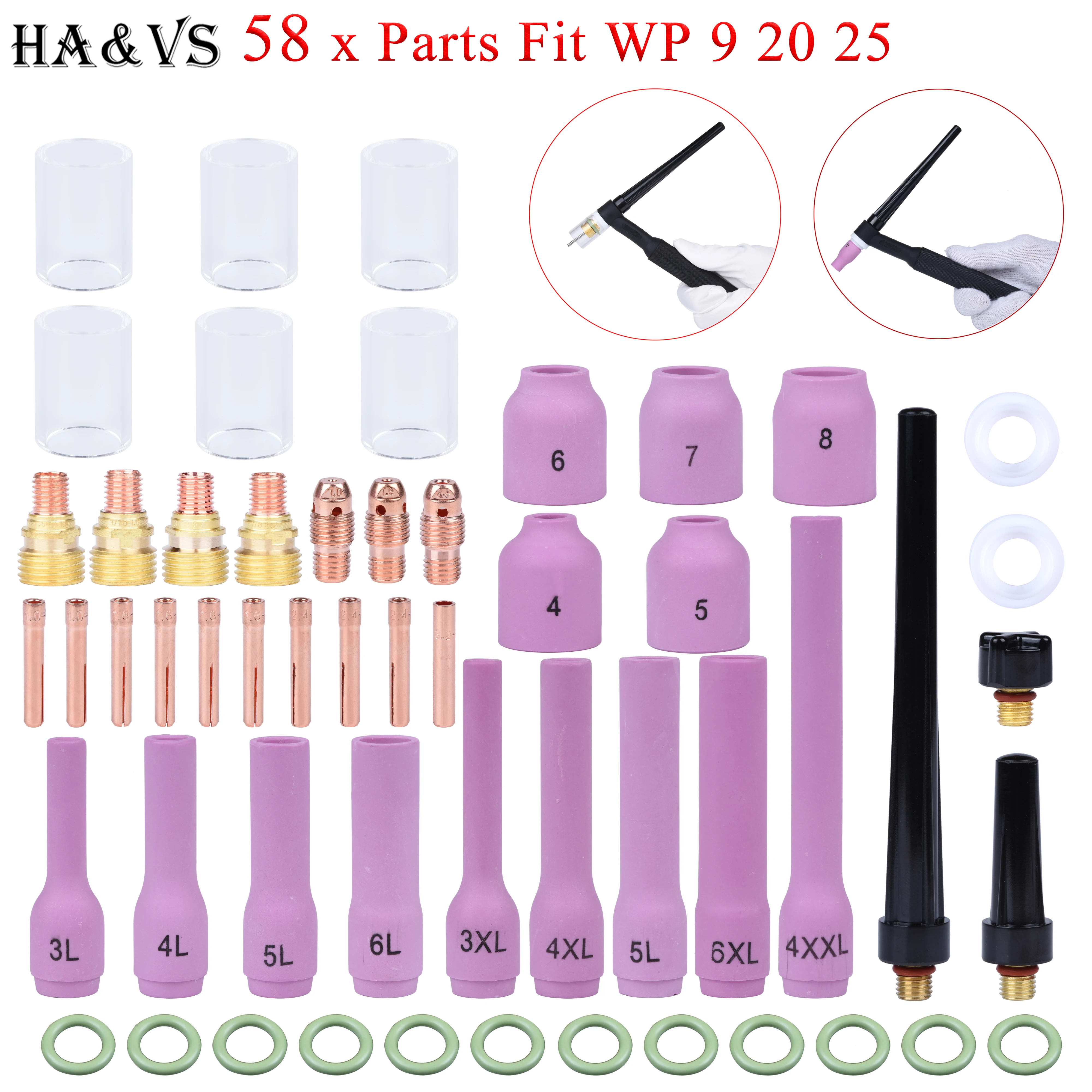 58pcs-tig-welding-torch-lengthen-nozzle-gas-lens-10-high-temperature-glass-kit-durable-practical-accessories-fit-wp9-wp20-wp25