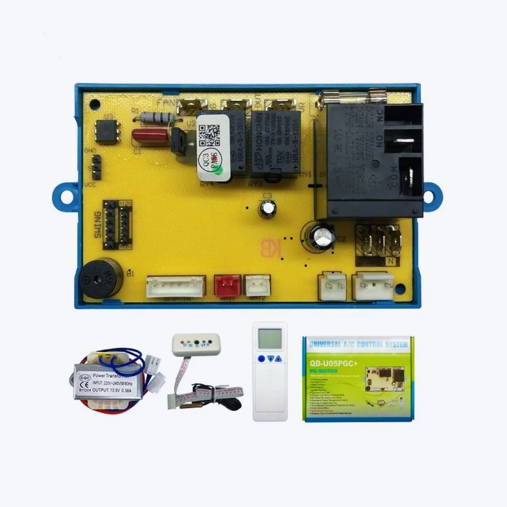 

ZV-QUNDA QD-U05PGC+ General Split Air Conditioning Plate Computer Modification Universal Board Control Panel For PG Motor AC Rep