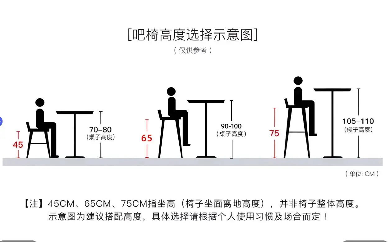 Creative high stool Bar chair Household dopamine designer round bar stool Commercial front desk Bar chair Italian style