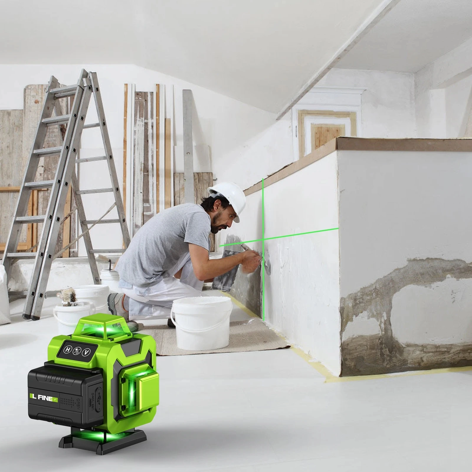 360-Degree Self-Leveling 16-Line 4D Rotating Laser Level Limited Time Discount High Cost Performance Industrial Grade Durable