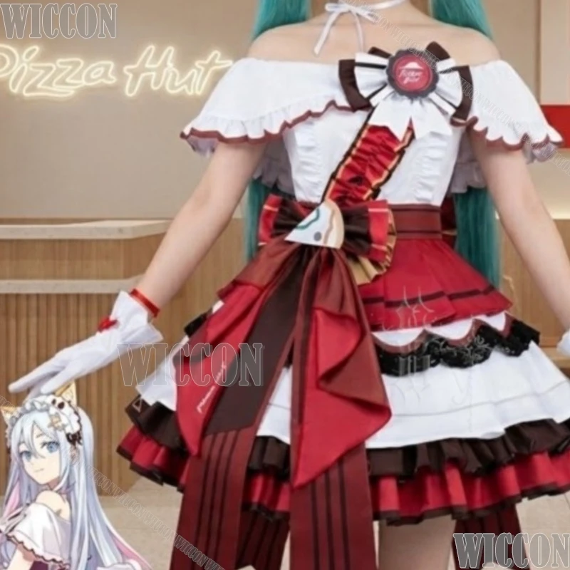 

Project Sekai Kanade Yoisaki Anime Dress Maid Uniform Halloween Women PJSK Cute Sexy Dress Nene Cosplay Navidad Carnaval Event