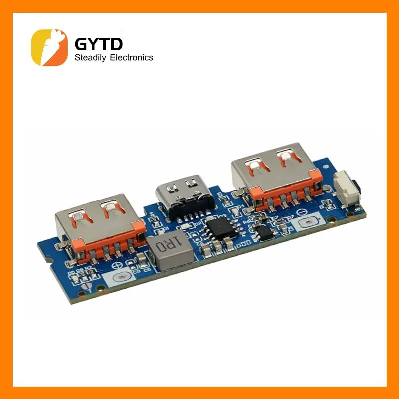 Micro/Type-C USB 5V 2.4A Dual USB 18650 Boost Battery Charger Board Mobile Power Bank Accessories For Phone DIY