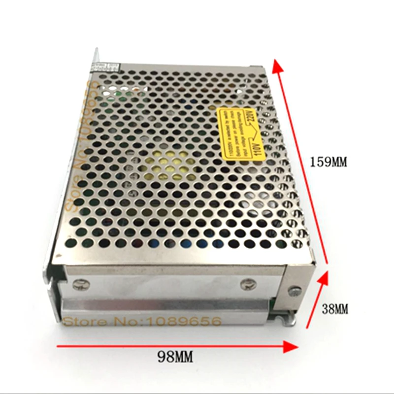 S-50--5 S-50-12 S-50-15 S-50-24 Single Output Switching Power Supply 50W AC DC Converter Variable DC Voltage Regulator