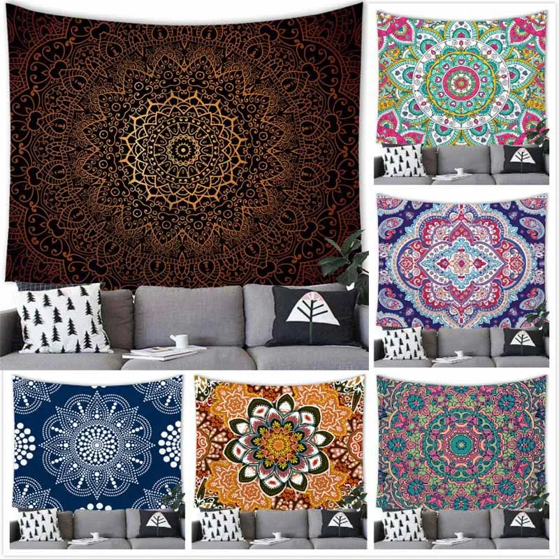 Mandala Tapestry Wall Hanging Mandala Totem Decor Tapestry Wall Hanging Mandala Party Home Decoration Background Wall Decor