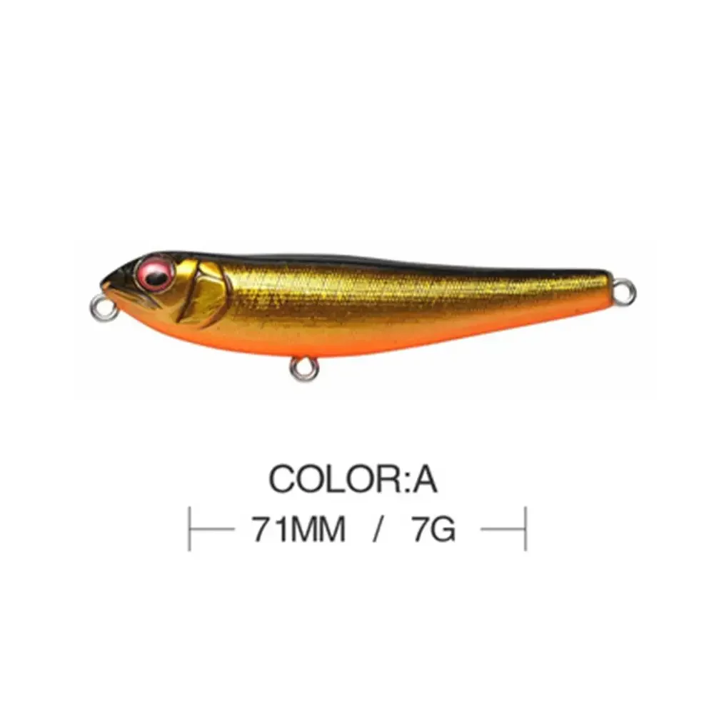 71mm 7g Reals Bleistift Topwater Angelköder Oberfläche Schwimmende Stickbait Wobbler Walking Baits Leurre de Künstliche Harte Köder