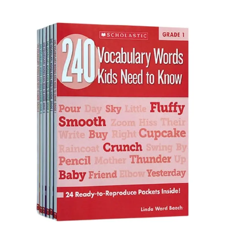 

240 Vocabulary Words Kids Need to Know: Grade1-6 Books English textbooks for American Primary Schools