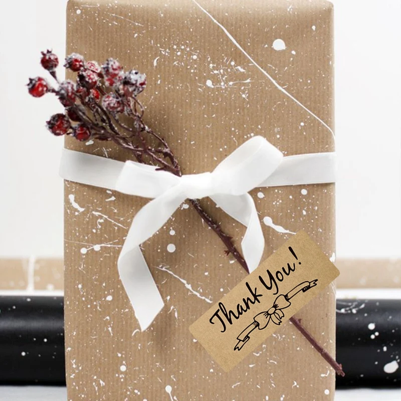 1200Pcs Thank You Stickers Set, Thank You Stickers Label Roll Thank You For Envelope Retail Store 75X25mm Thank You Stickers