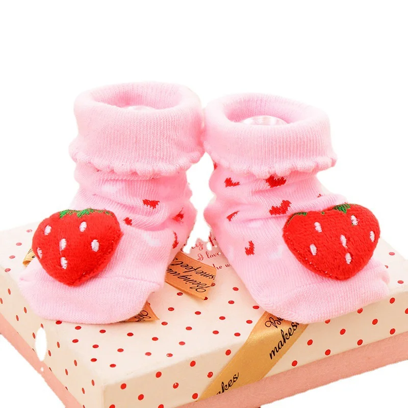 0-24Month Spring Autumn Newborn Baby Socks Soft Cotton Animal Infant Socks For Girls Boys Cute Anti Slip Toddler Floor Sock 2024