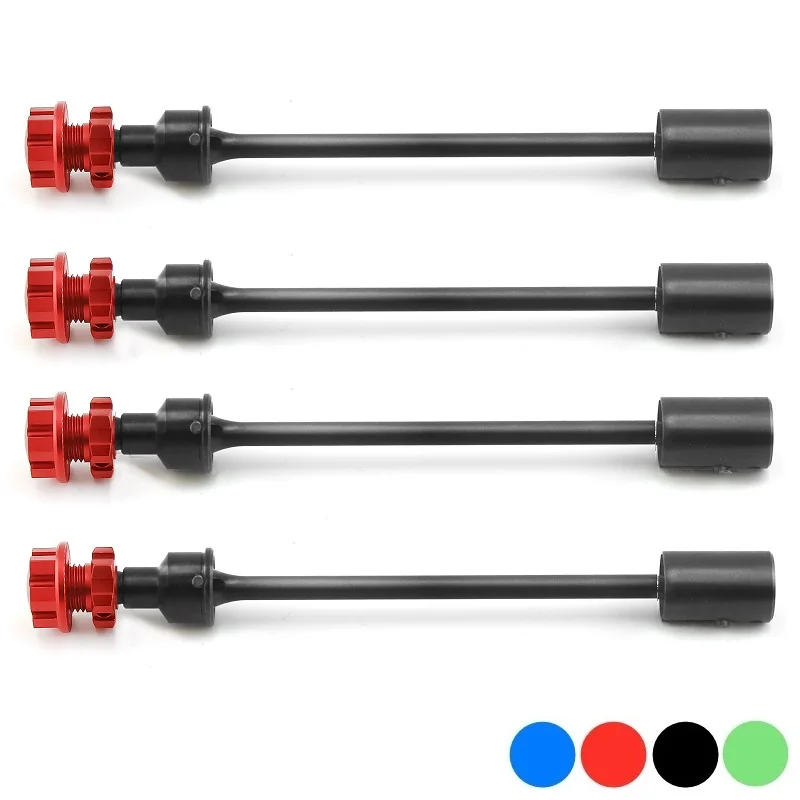 

4pcs Steel Drive Shaft CVD Driveshaft with Splined Wheel Hex for TRAXXAS E-Revo 2.0 86086-4 1/10 RC Car Upgrade Parts