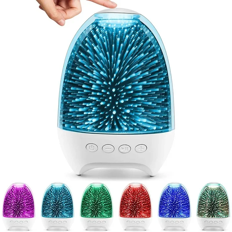 2 in 1 5d bunte Nachtlicht und Bluetooth-Hifi-Lautsprecher Wireless Call Tws Couplet-Funktion Beleuchtung Nachtlicht