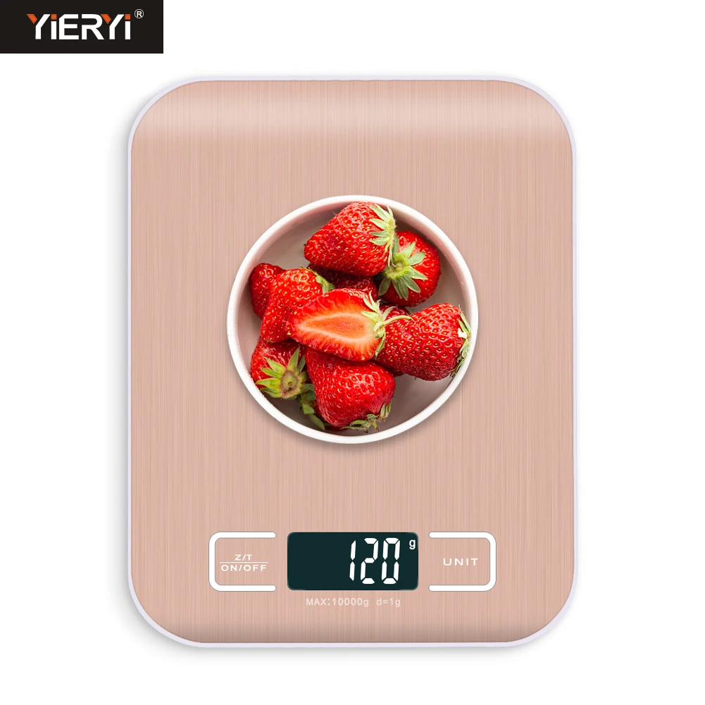 

10KG/1G Digital Kitchen Scale Stainless Steel Weighting LCD Electronic Balance Precision Food Scales for Baking Measuring Tool