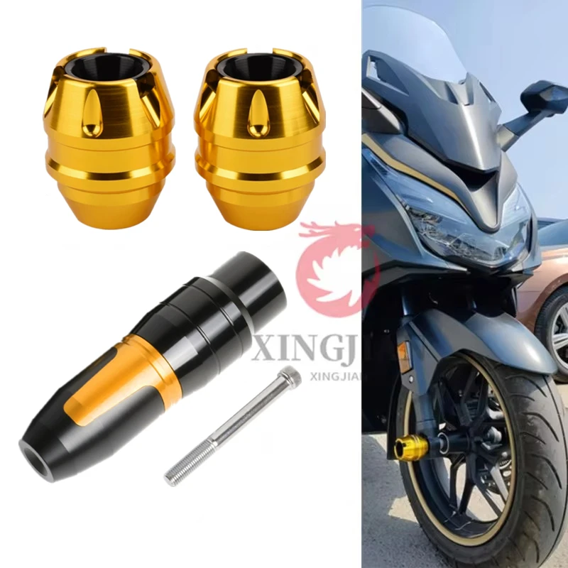 

Motorcycle Muffler Anti-fall Bar Front Axle Falling Protection Crash Slider For HAOJUE UHR150 UHR125 AFR125 Modified Accessories