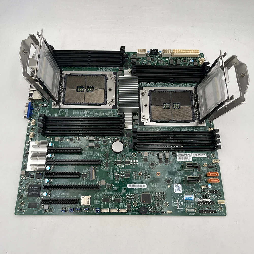 For Supermicro H11DSI IPMI M.2 E-ATX Support 7542 7702 7742 Server Motherboard