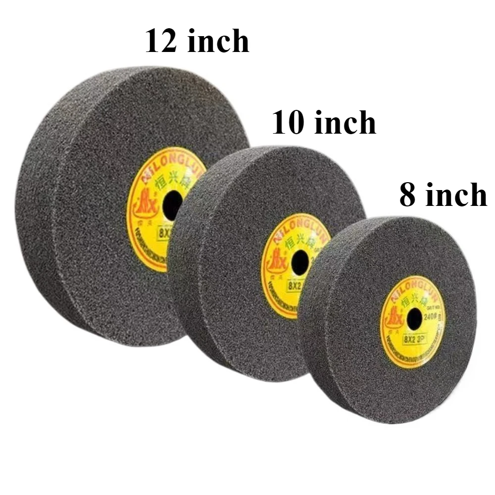 

12 inch nylon fiber polishing wheel hardware workpiece; aluminum, copper and other grinding and deburring surface treatment.