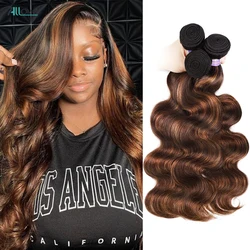 1B 4 30 Highlight Menschliches Haar Bundles FB 30 Ombre Körper Welle Bundles Menschliches Haar 100% Brasilianisches Reines Menschenhaar weben Extensions