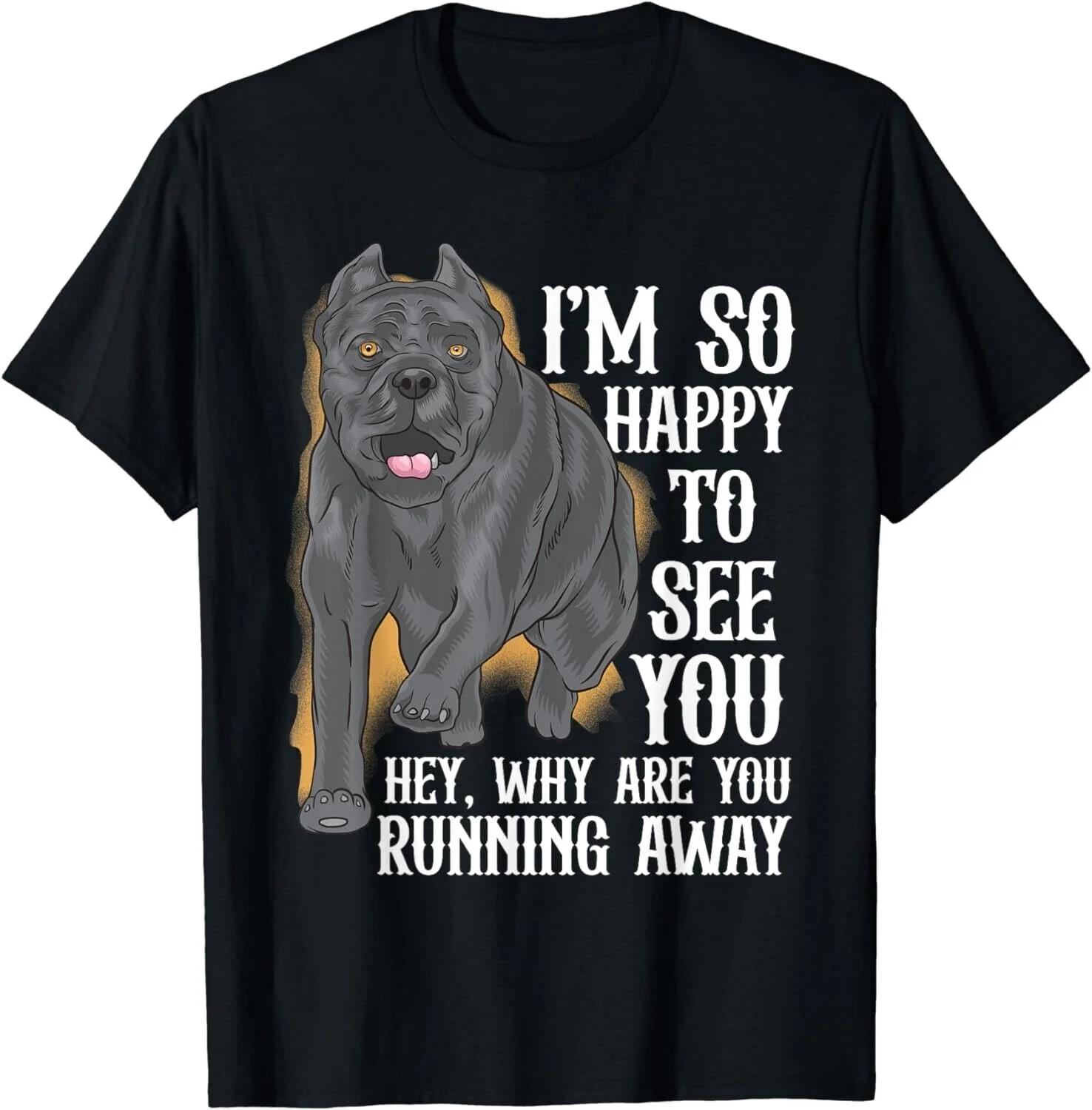 2024 Hello Darkness My Old Friend Men Cotton Tshirts Cane Corso Dad Gift Summer Short-sleev Unisex Fashion Streetwear T-Shirt