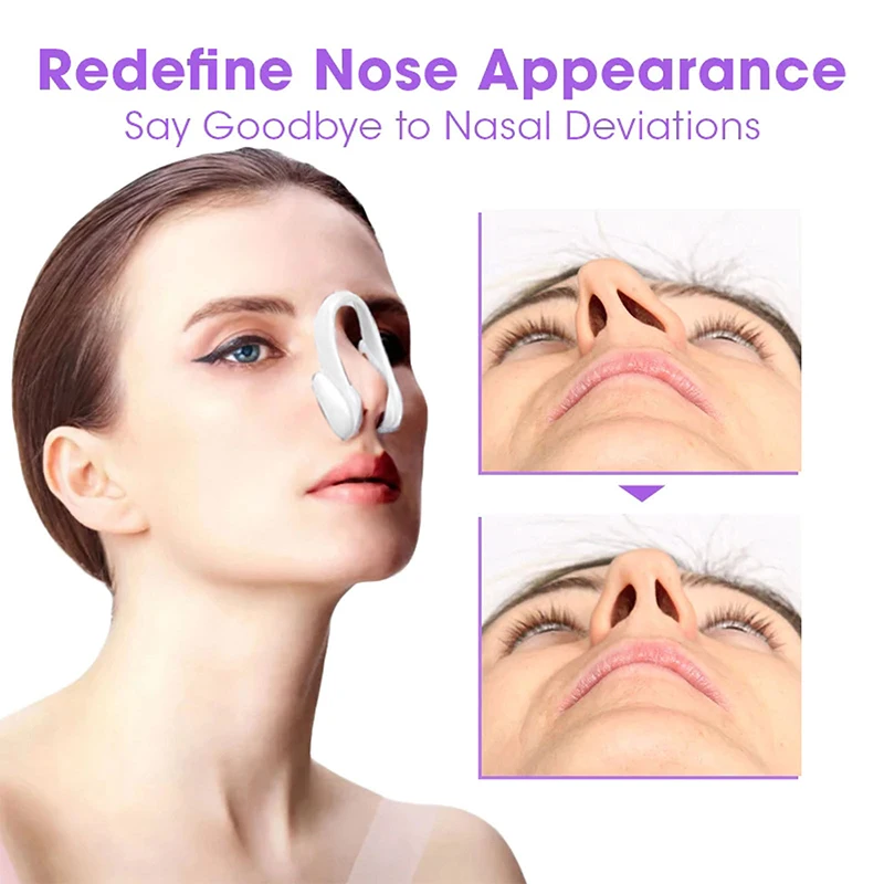 1Pcs Nose Up Lifting Shaping Clipper Shaper Bridge Straightening Beauty Nose Clip Corrector Massage Tool No Pain Silicone