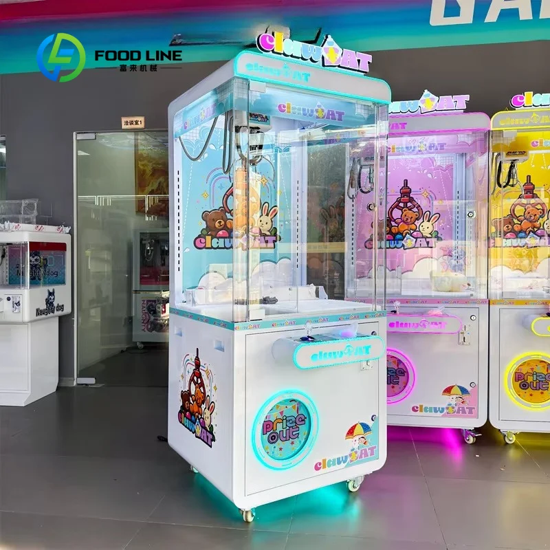 10pc customized bill‑operated crane machine toy grabber factory configurable metal cabinet for commercial game zone Africa