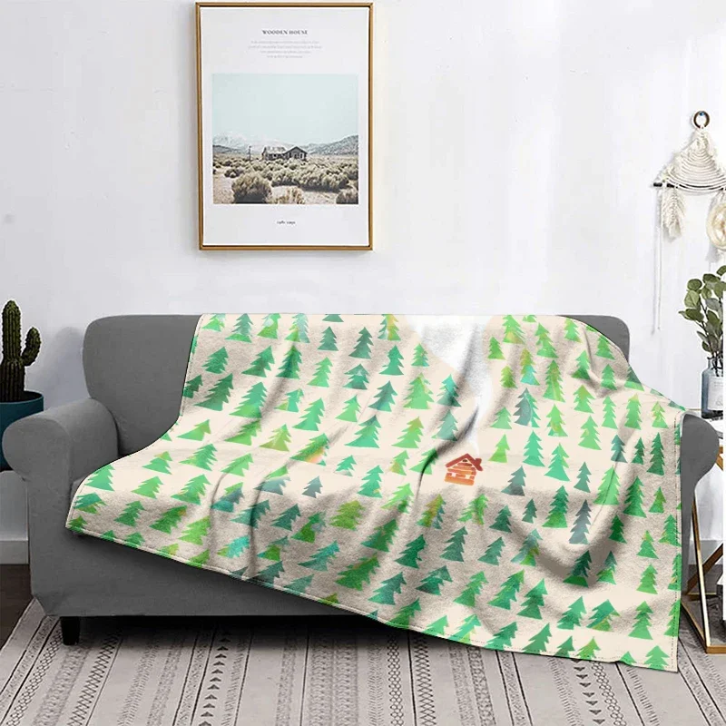 Home decoration plush Sofa blanket Anime animals Bedspread on the bed anime fluffy soft blankets thick blanket for winte