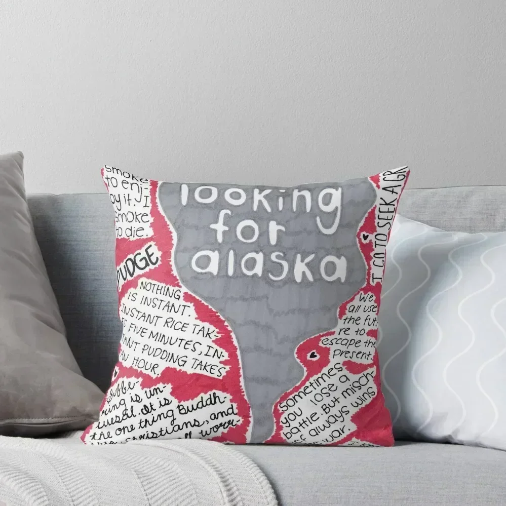 

Looking For Alaska collage Throw Pillow pillow pillowcase Rectangular Cushion Cover Sofa Cushion Cover pillow