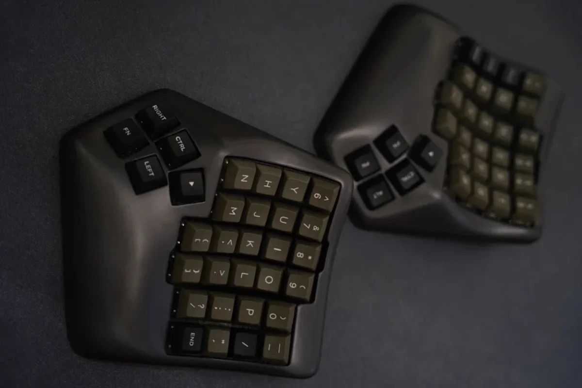 Imagem -01 - Ergo Corne Horn Split Kit de Teclado Faça Você Mesmo Personalizado sem Fios Modo Duplo Suave Layout Prog Inflável Chave Via Zmk Firmware ergo corne horn split kit de teclado faca voce mesmo personalizado sem fios modo duplo suave layout prog inflavel chave via zmk firmware 01