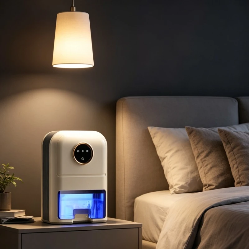 Home Dehumidifier Large Water Tank Digital Touch Control Ambient Light for Bedroom Basement Laundry Indoor Moisture Control 제습기