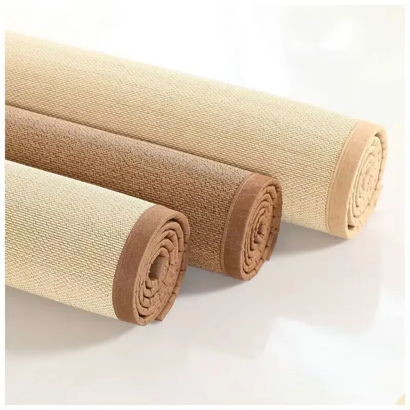 Cooling Mattress Bamboo Woven Carpet Japanese-Style Tatami Mat Living Room Floor Mat Bedroom Balcony Bay Window Foldable Cushion