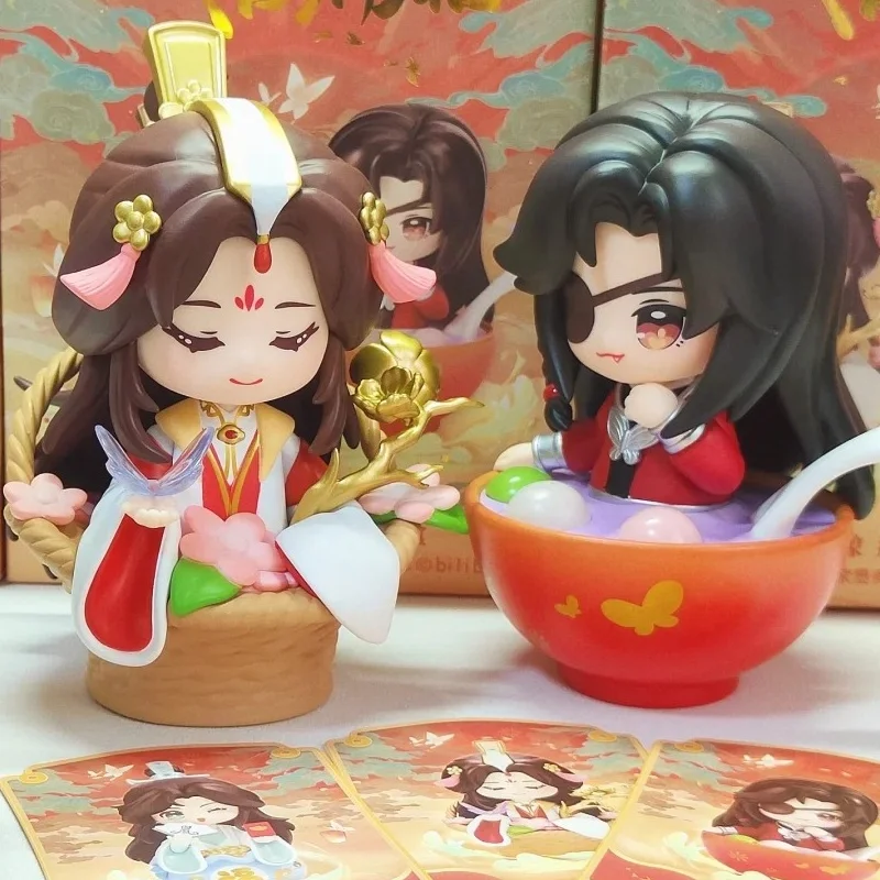 

Новинка Tian Guan Ci Fu Hua Cheng Xie Lian фестиваль Группа фото серии глухая коробка фигурки загадочная коробка Коллекционная модель Декор подарок