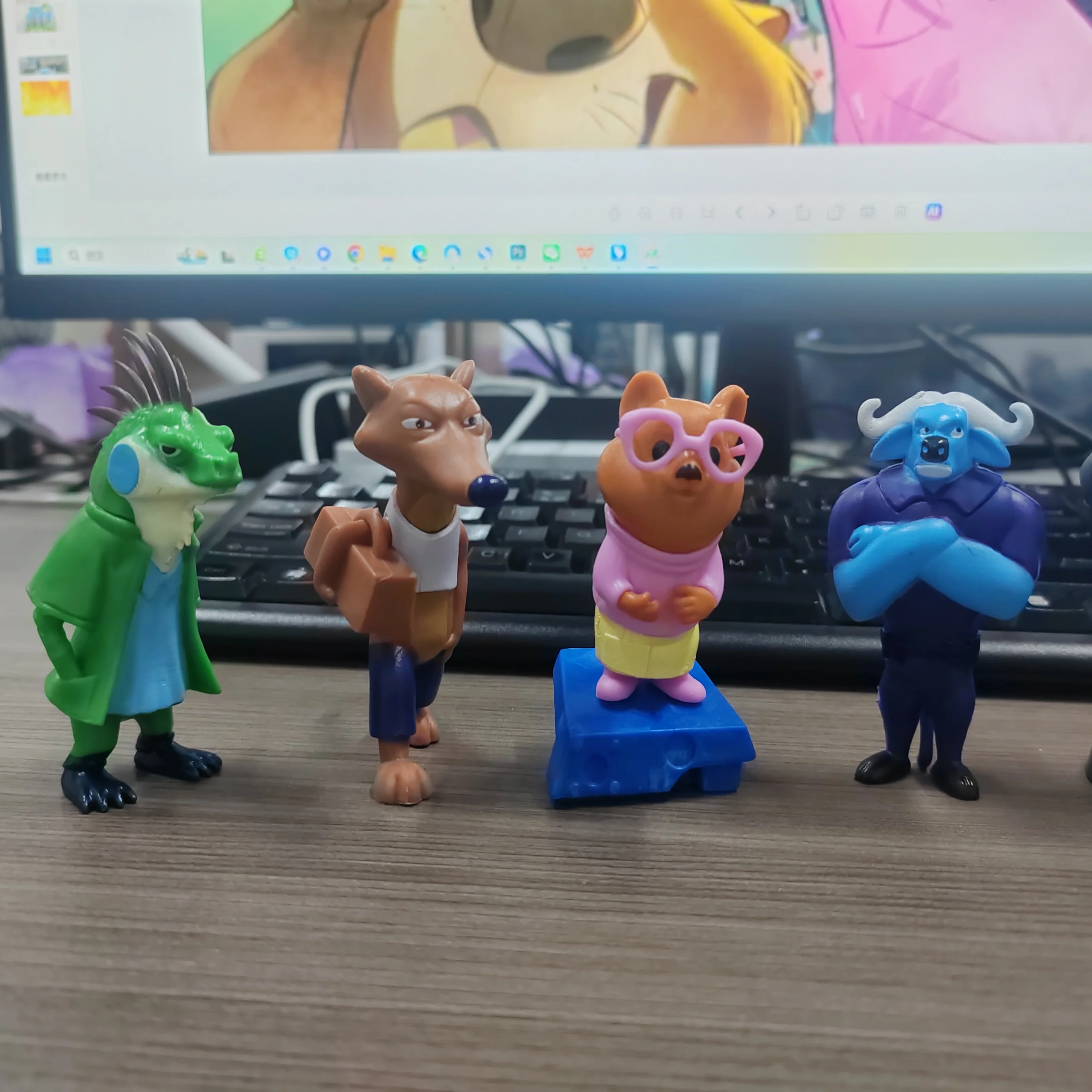 1-24pcs Zootopia 2 Animals Action Figure Toys Rabbit Judy Hopps Fox Nick Wilde Movie Kids Gift Collection Figures brithday gifts