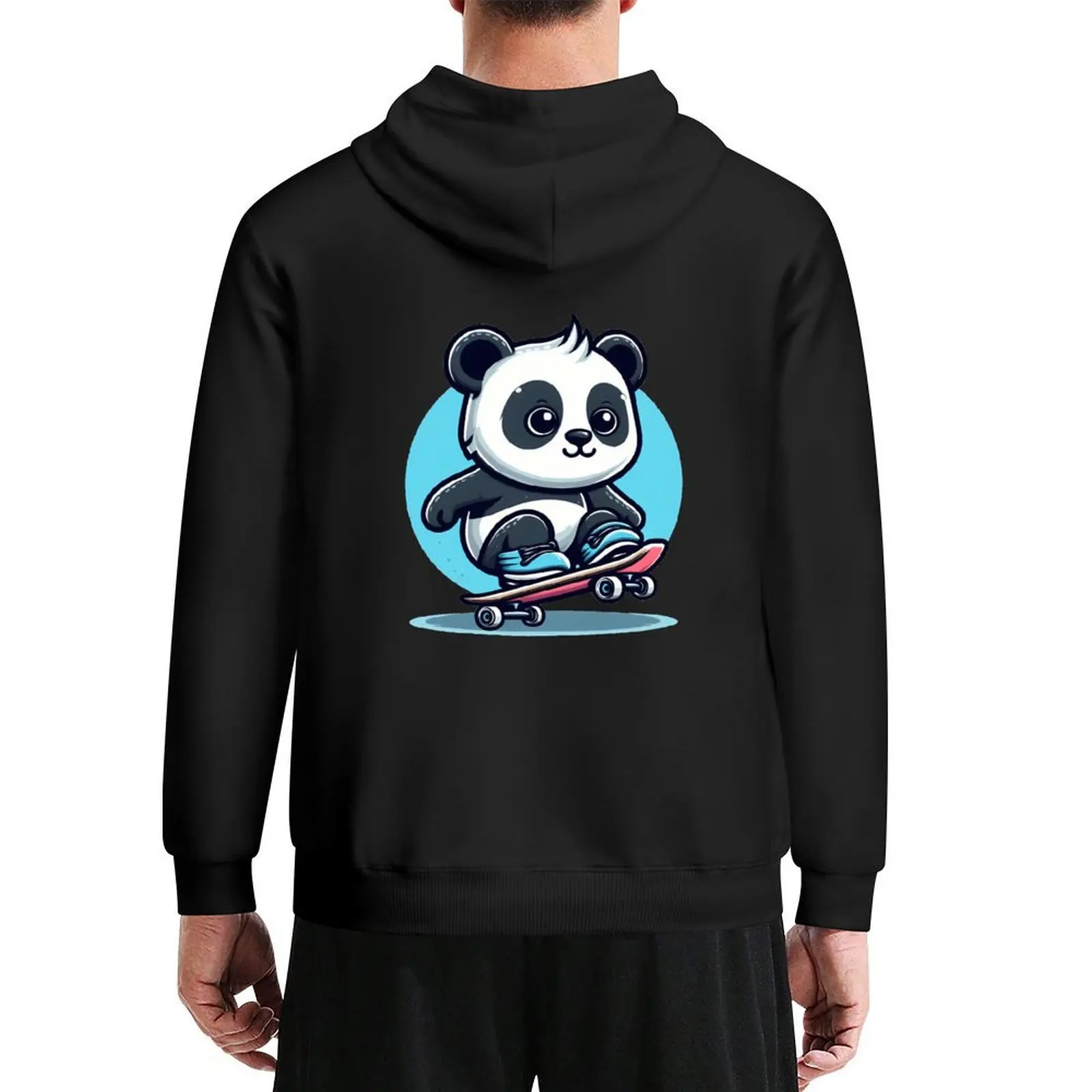 

Panda Skater Hang Loose Hoodie anime clothes men wear men clothes tracksuits