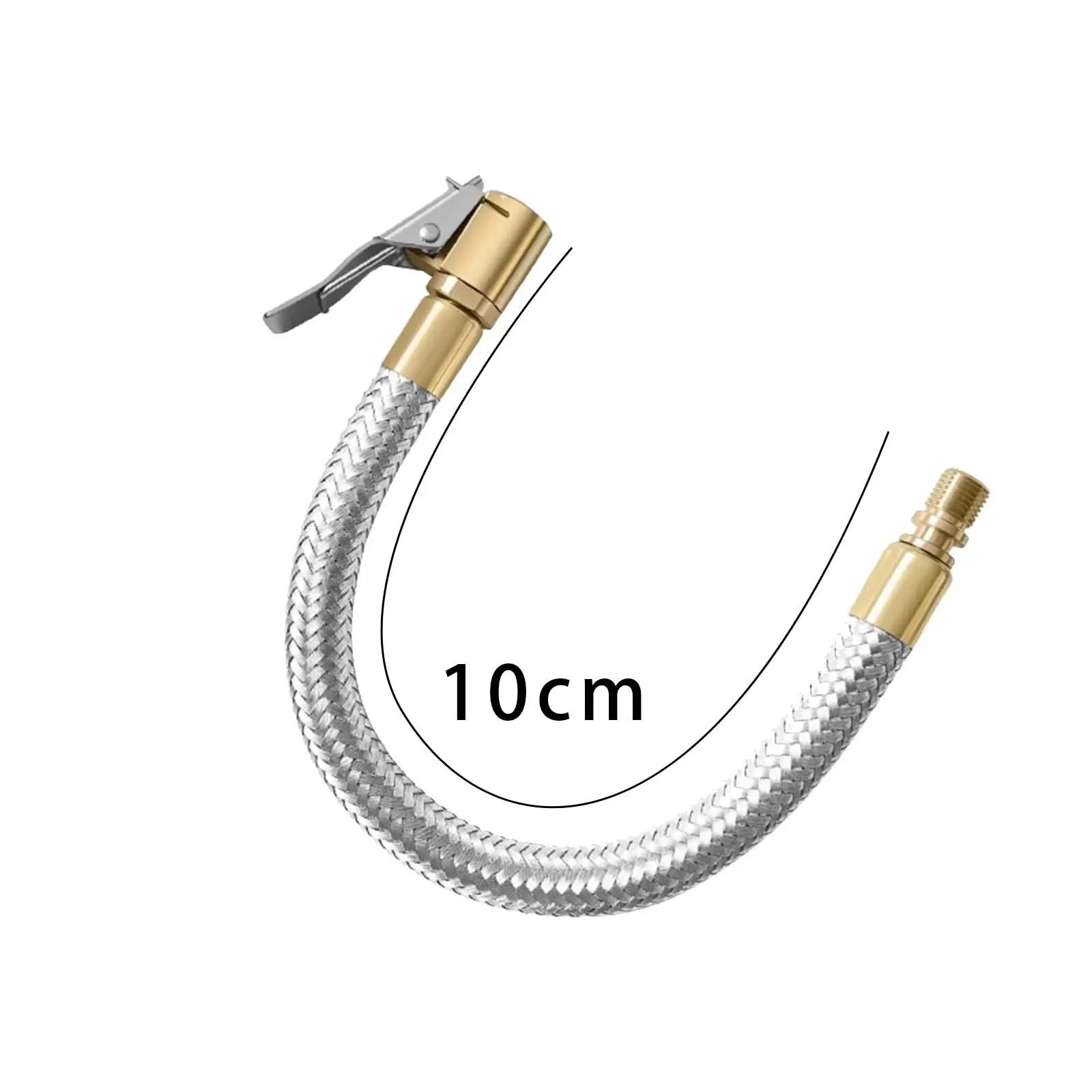 High Pressure Tyre Pump Clip Connector Flexible Extension Hose for Car Motorcycle Tire Inflator Air Pump Tube