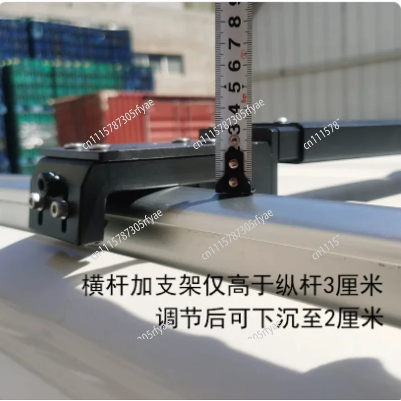 Roof Rack Cross Bar Universal SUV Aluminum Alloy No Drill Adjustable Telescopic Low Profile Cargo Carrier Bar