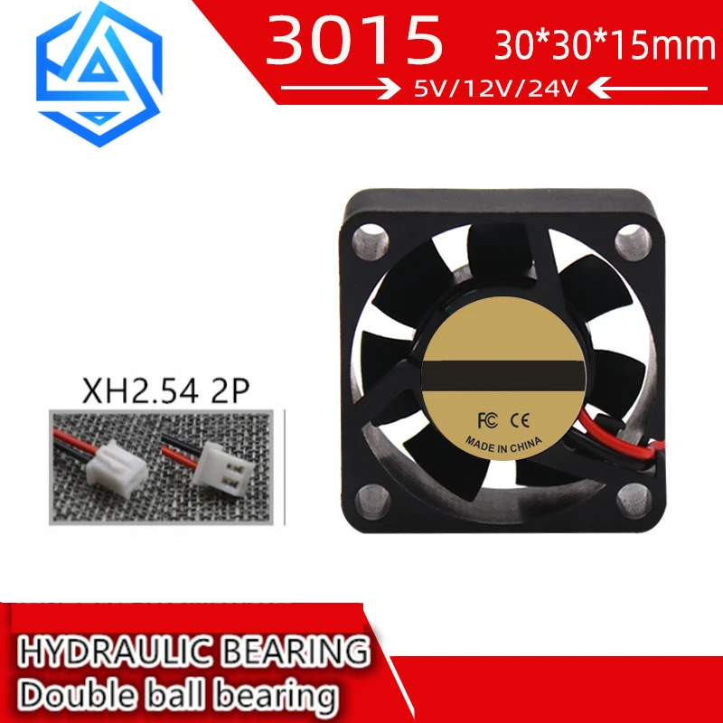 New High Speed 3015 Hydraulic Bearing 24V12V5V 30*30*15mm Humidifier Laptop Cooling Fans