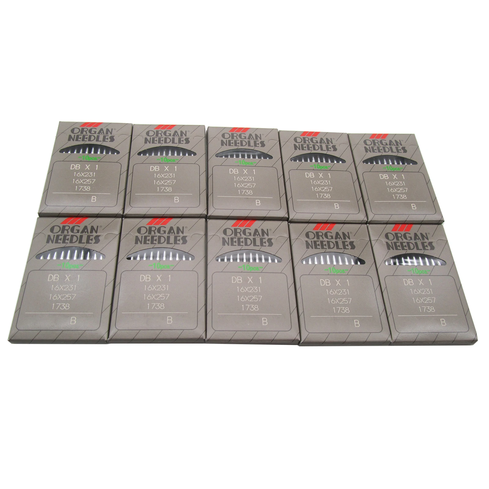 100 SZTUK # DBx1 igły do ​​maszyn do szycia organów DBX1 16X231 16X257 1738 pasuje do JUK DDL BROTHER DB2 JACK A4 A5