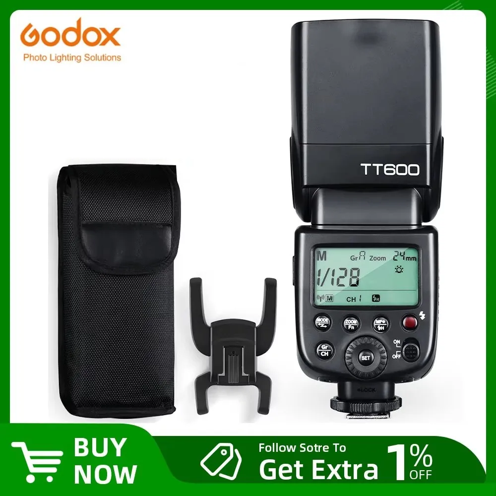 Godox TT600 2.4G Wireless Flash for Canon Nikon Sony