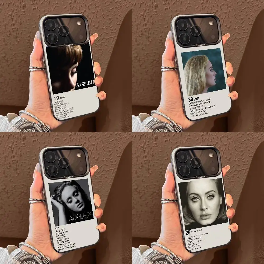 

A-Adele 25 21 19 30 1988 Phone Case For iPhone 17,16,15,14,13,12,11,Pro,Max,Plus,E,Air,Mini Black Tpu Cover