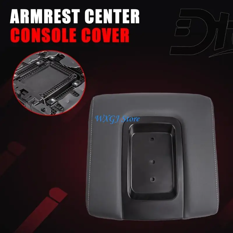 37JE Replacements Armrest Lid Assembly For 2007 2014 Suburban Black Console Cover 3