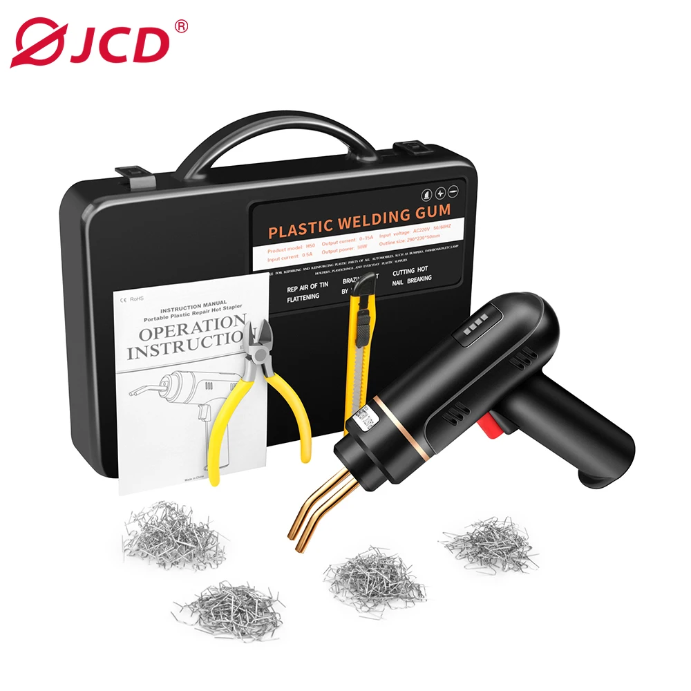 200W Hot Stapler Rechargeable Plastic Welding Machine Bumper Repair Kit Soldering Iron For Plastic Repair Car Bumper Repair