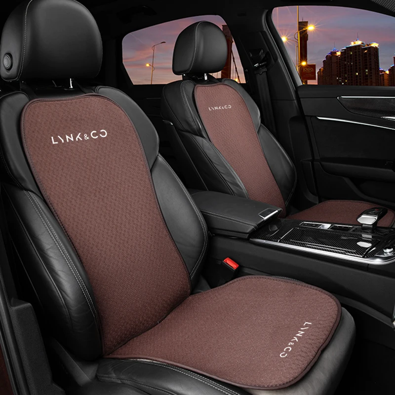 For Lynk Co 01 02 + Hatchback 03+ Phev 05+ Phev 06 09 Car Seat Cover Front Rear Backrest Cushion Interior Seat Cover Pad Mat